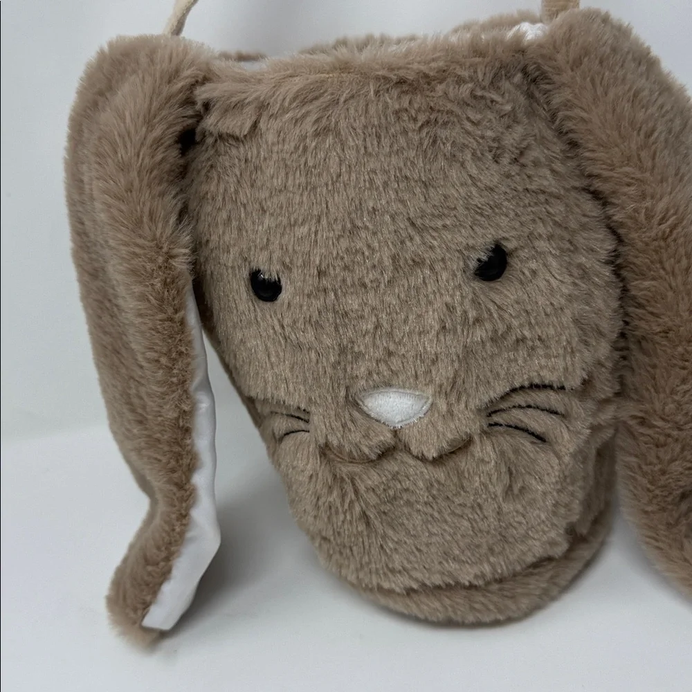 Easter Bunny Baskets - 3  Tan Bunny Plush Bags 8 inches tall. Holiday Item